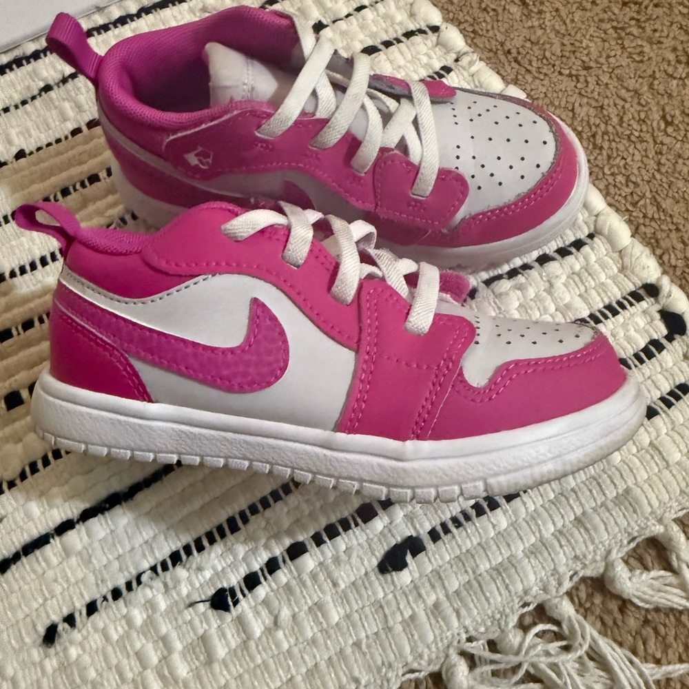 Toddler Air Jordan 1 Low TD – Pink/White